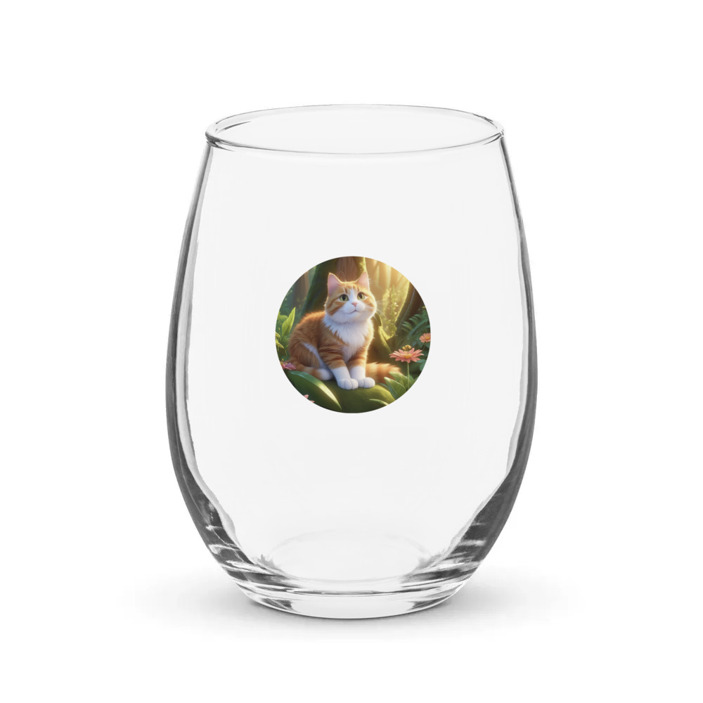 PugMug Custom Jack Jack Stemless Wine Glass