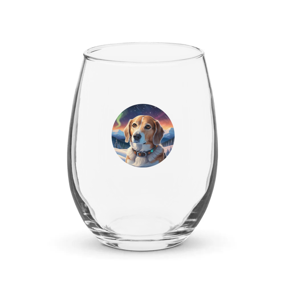 PugMug Custom Munchkin Stemless Wine Glass