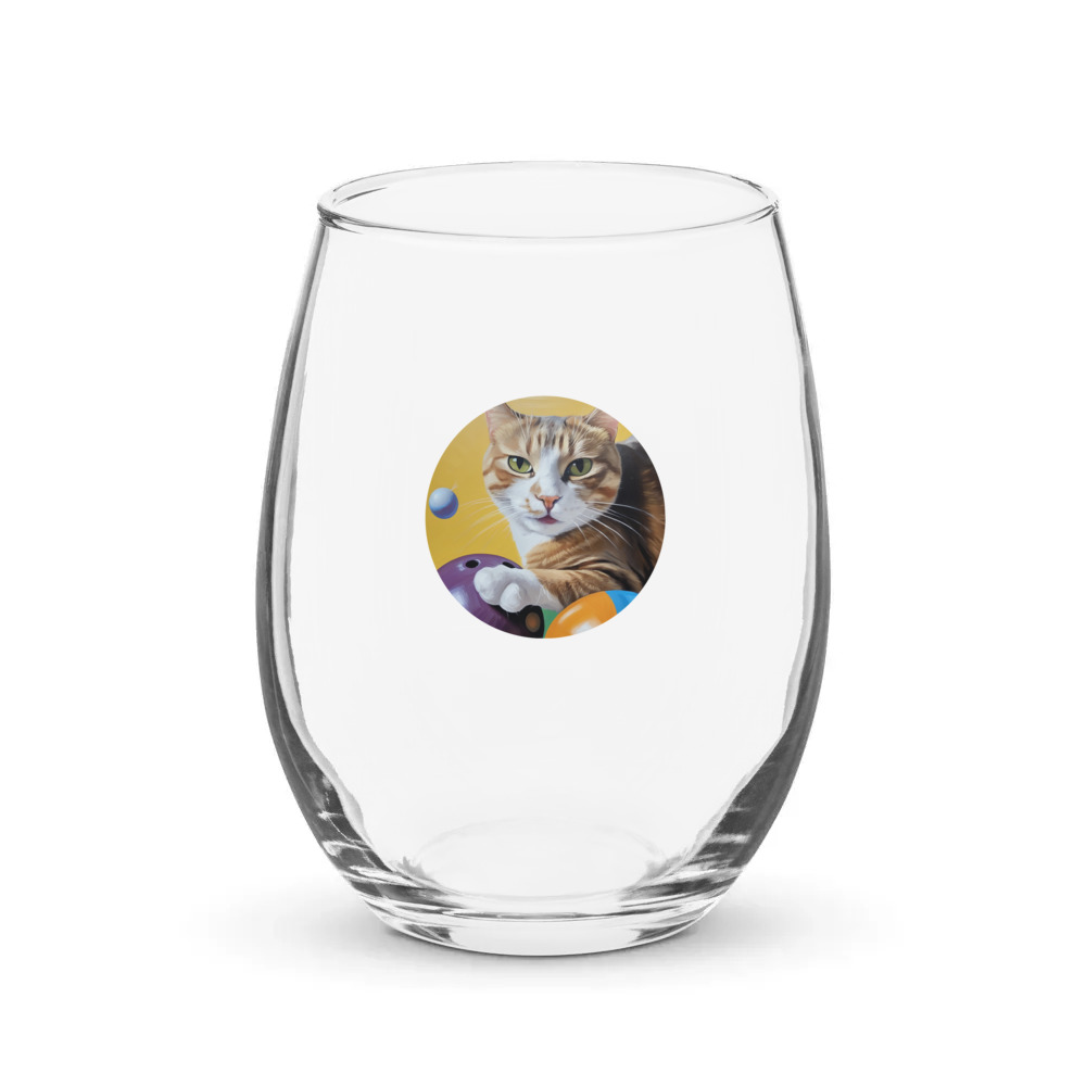 PugMug Custom Jack Jack Stemless Wine Glass