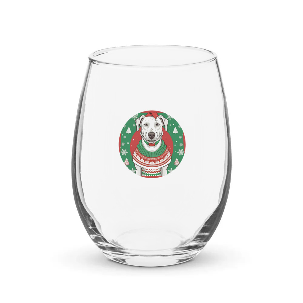 PugMug Custom Penny Stemless Wine Glass