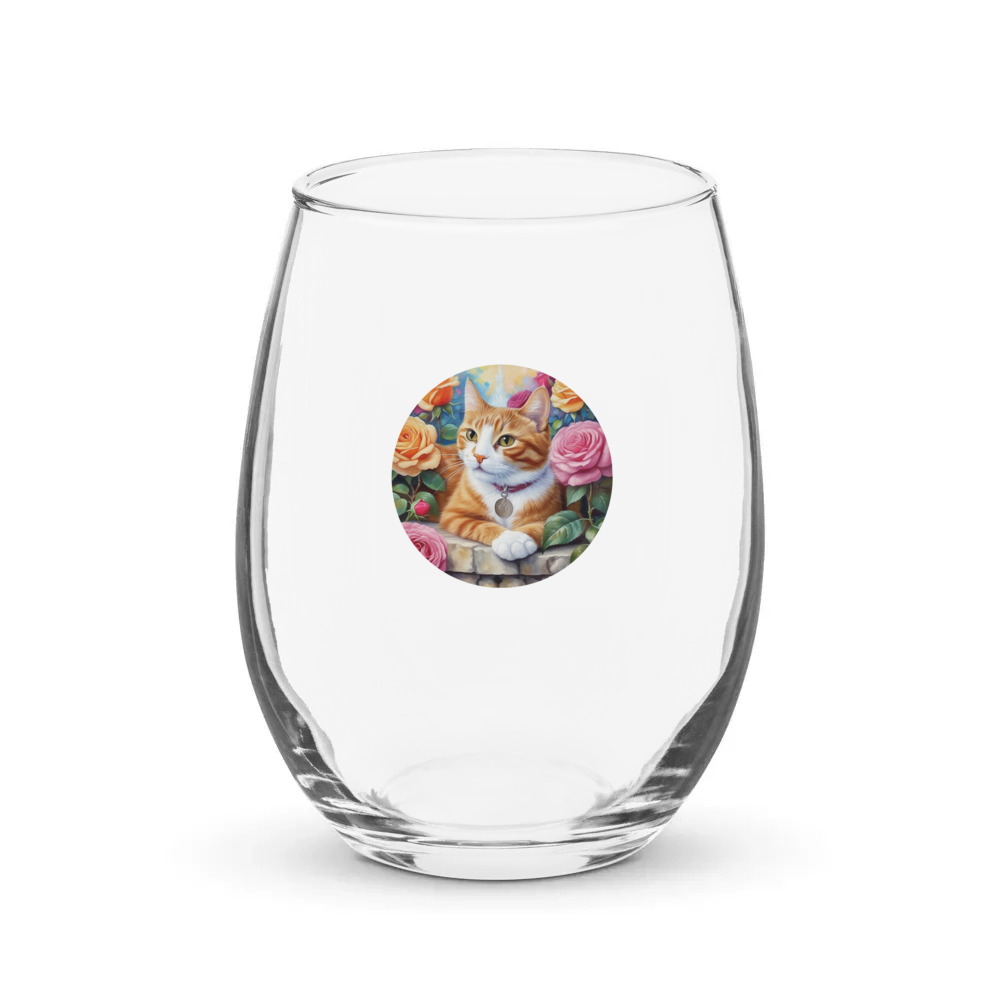 PugMug Custom Jack Jack Stemless Wine Glass