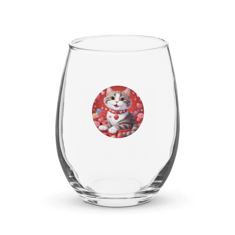 PugMug Custom Jack Jack Stemless Wine Glass