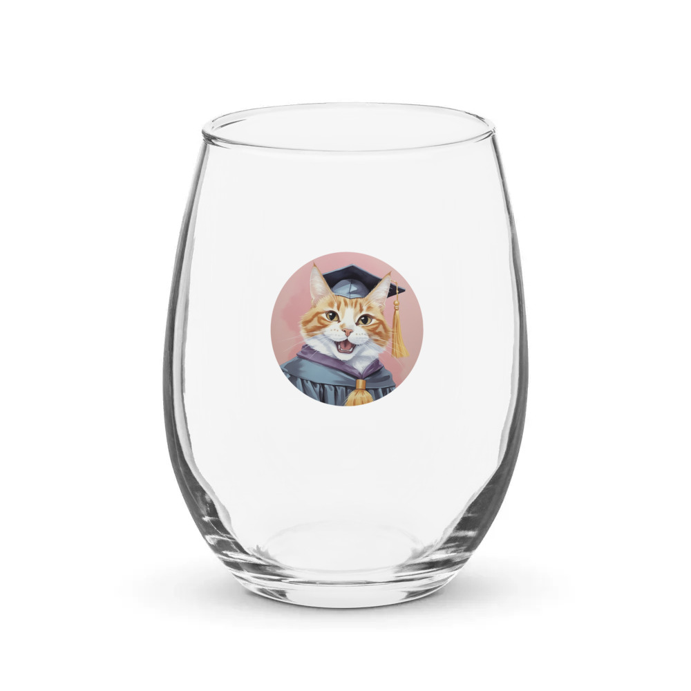 PugMug Custom Jack Jack Stemless Wine Glass