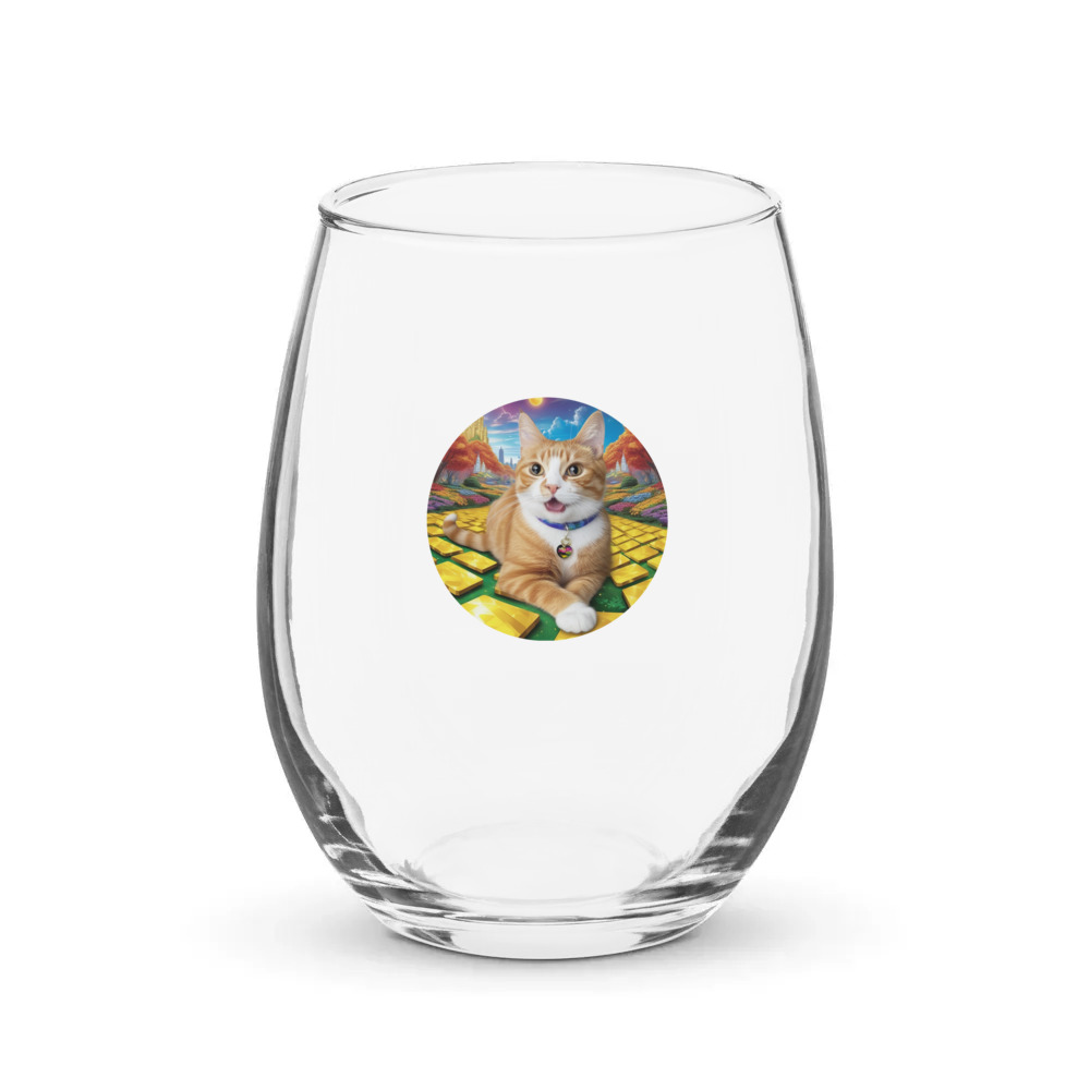 PugMug Custom Jack Jack Stemless Wine Glass