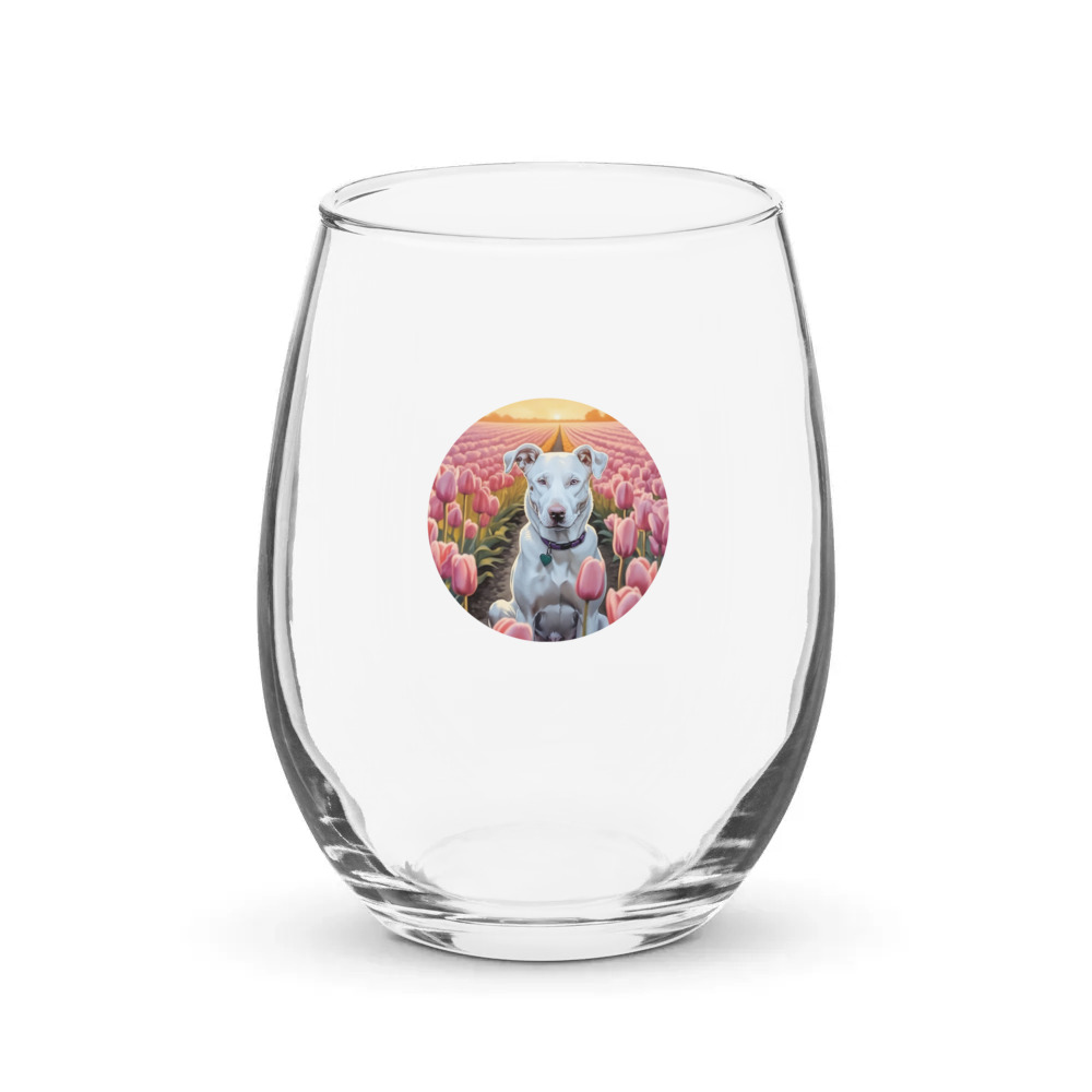 PugMug Custom Penny Stemless Wine Glass