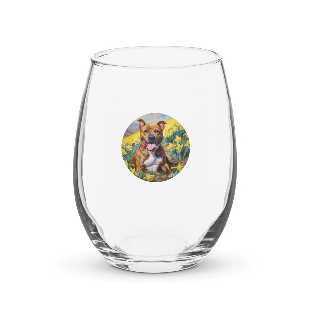 PugMug Custom Tony Hawk Stemless Wine Glass