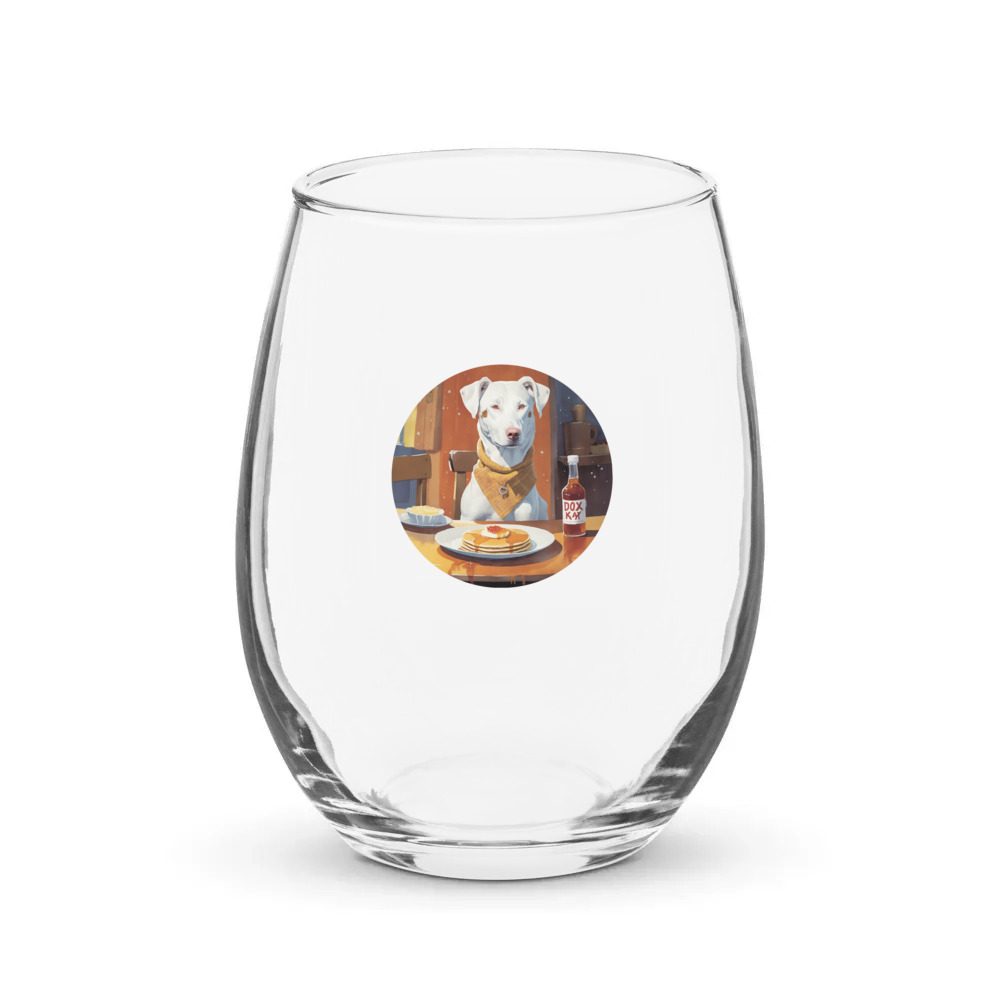 PugMug Custom Penny Stemless Wine Glass
