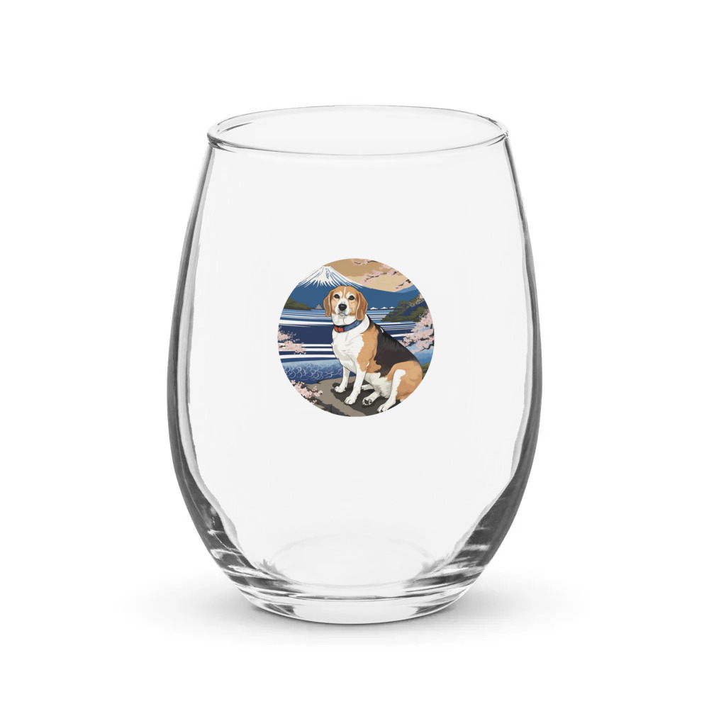 PugMug Custom Munchkin Stemless Wine Glass