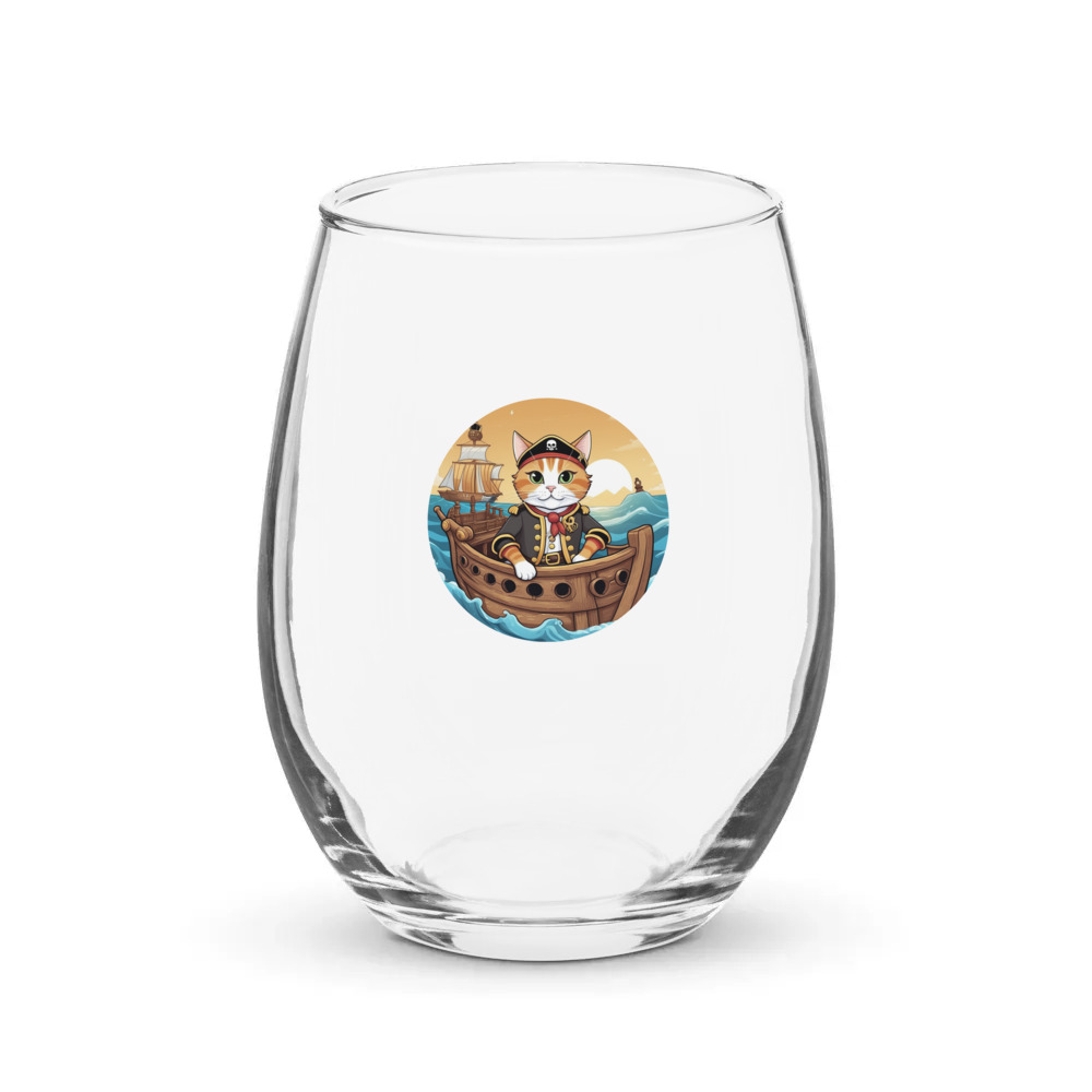 PugMug Custom Jack Jack Stemless Wine Glass