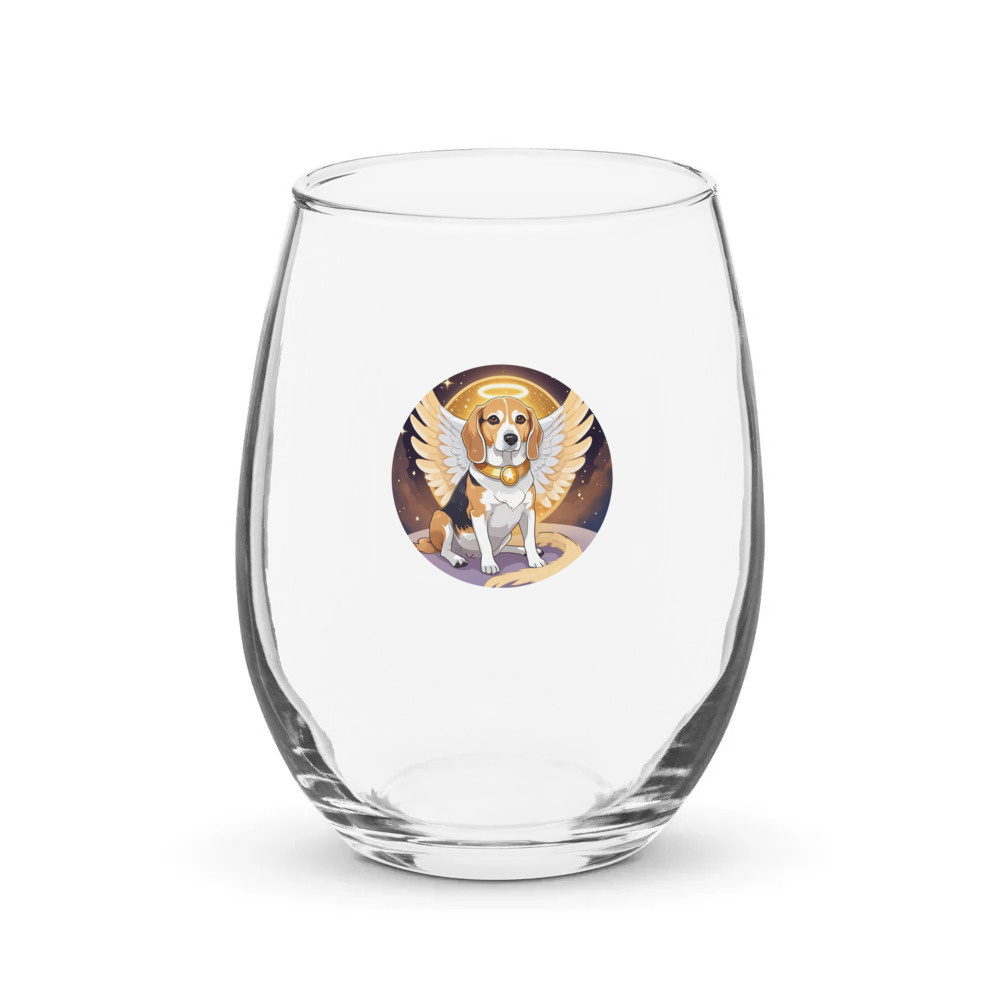 PugMug Custom Munchkin Stemless Wine Glass