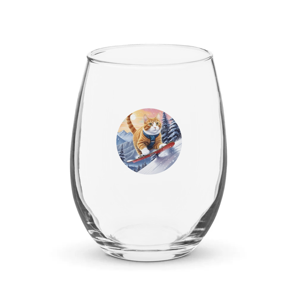 PugMug Custom Jack Jack Stemless Wine Glass