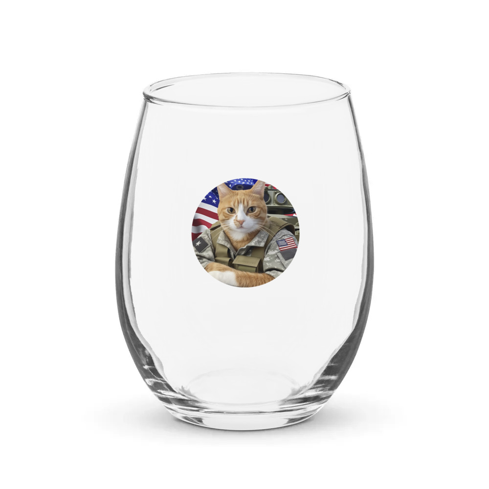 PugMug Custom Jack Jack Stemless Wine Glass