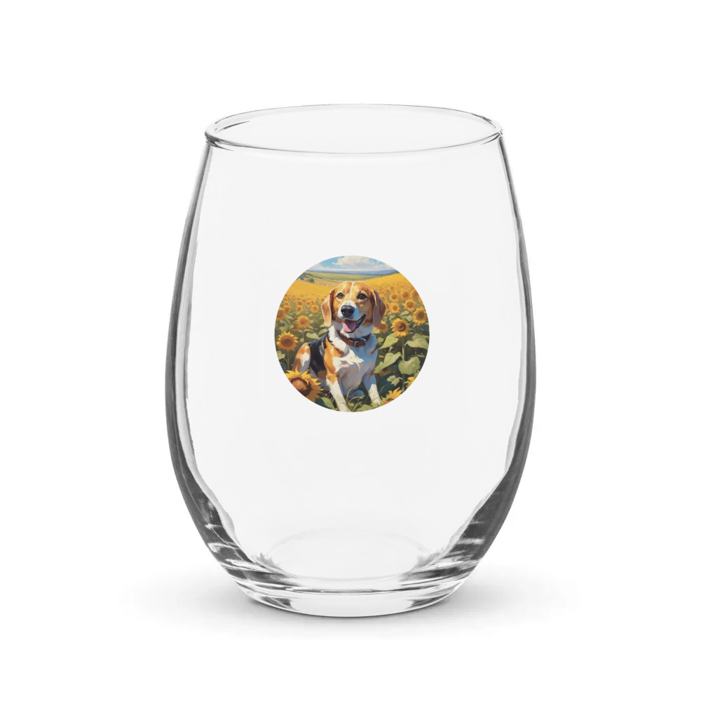 PugMug Custom Munchkin Stemless Wine Glass
