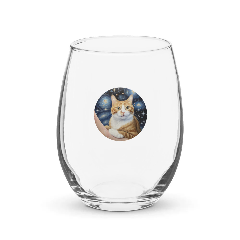 PugMug Custom Jack Jack Stemless Wine Glass