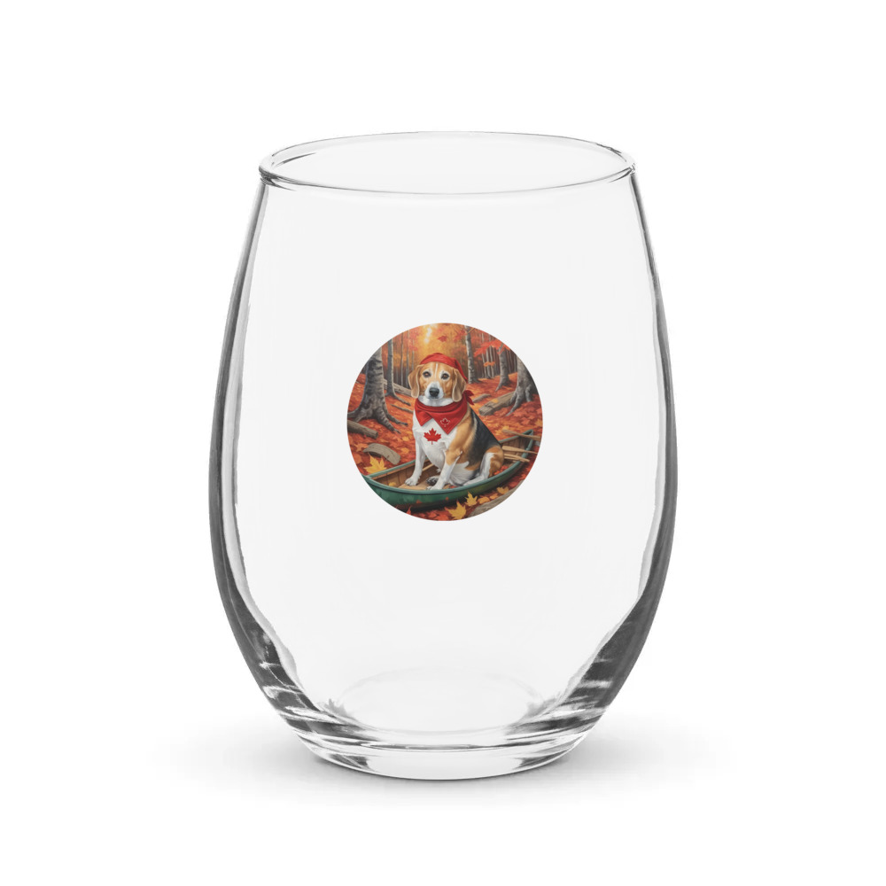 PugMug Custom Munchkin Stemless Wine Glass