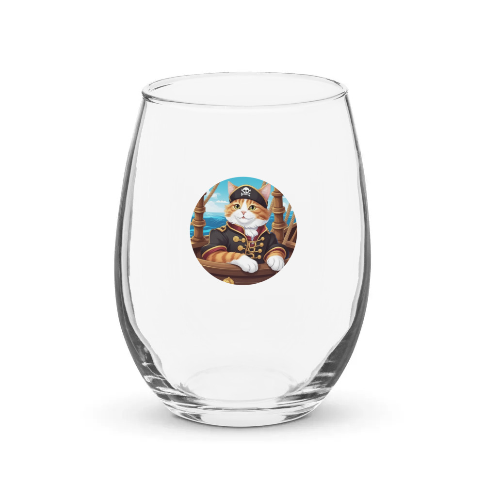PugMug Custom Jack Jack Stemless Wine Glass
