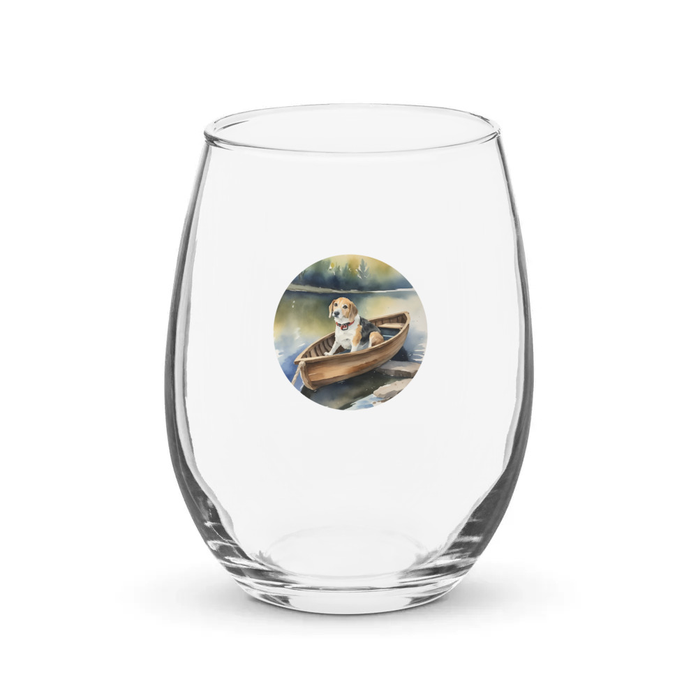 PugMug Custom Munchkin Stemless Wine Glass