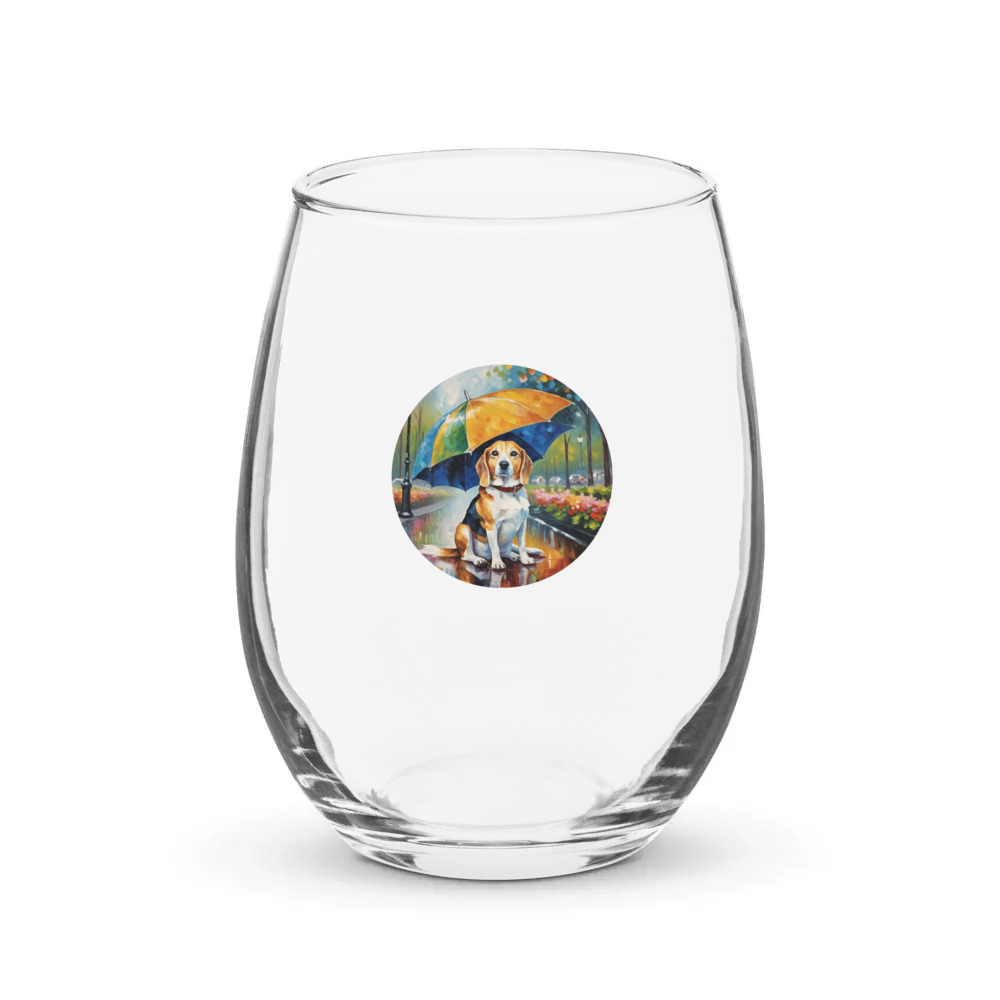 PugMug Custom Munchkin Stemless Wine Glass