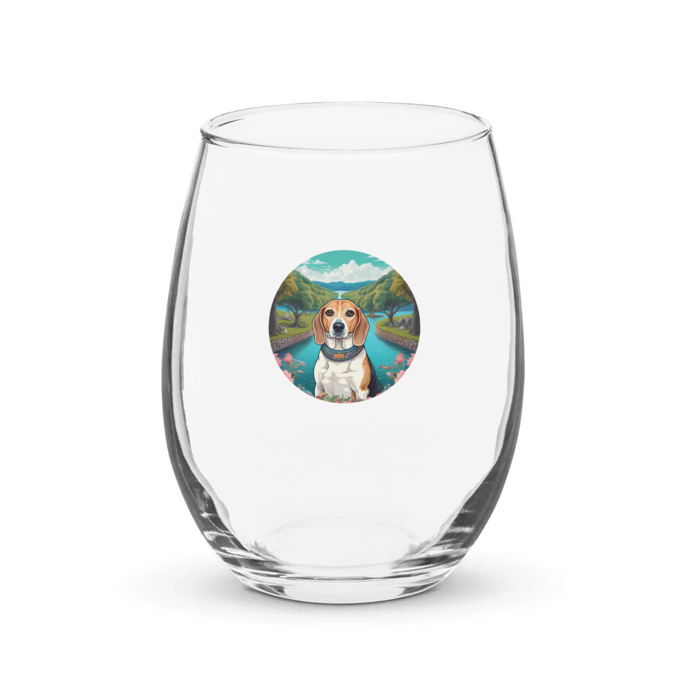PugMug Custom Munchkin Stemless Wine Glass