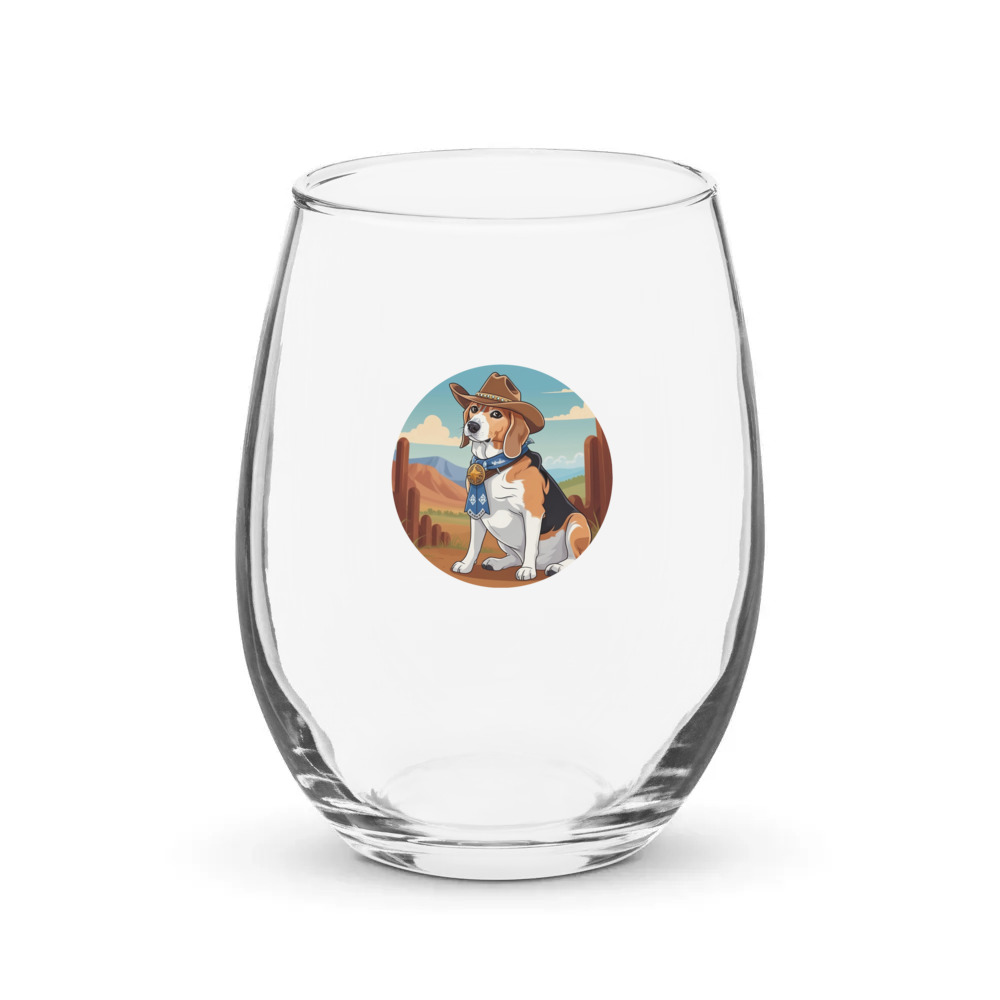 PugMug Custom Munchkin Stemless Wine Glass