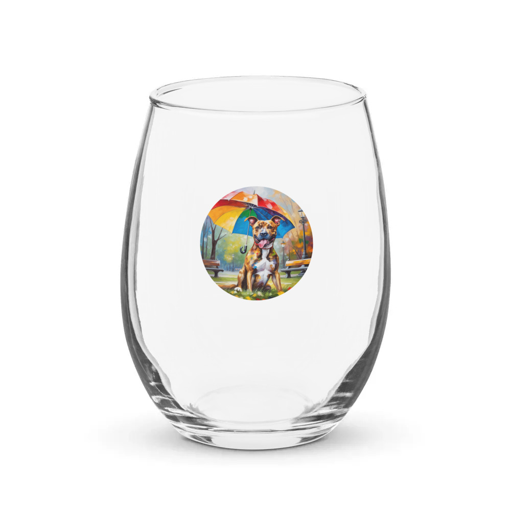 PugMug Custom Tony Hawk Stemless Wine Glass