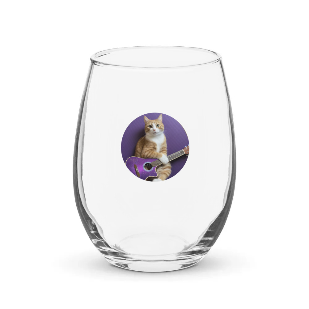 PugMug Custom Jack Jack Stemless Wine Glass