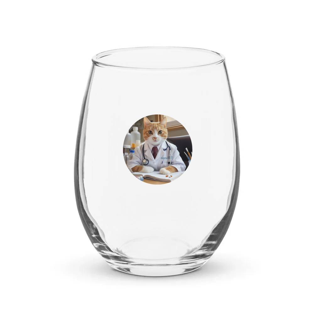 PugMug Custom Jack Jack Stemless Wine Glass