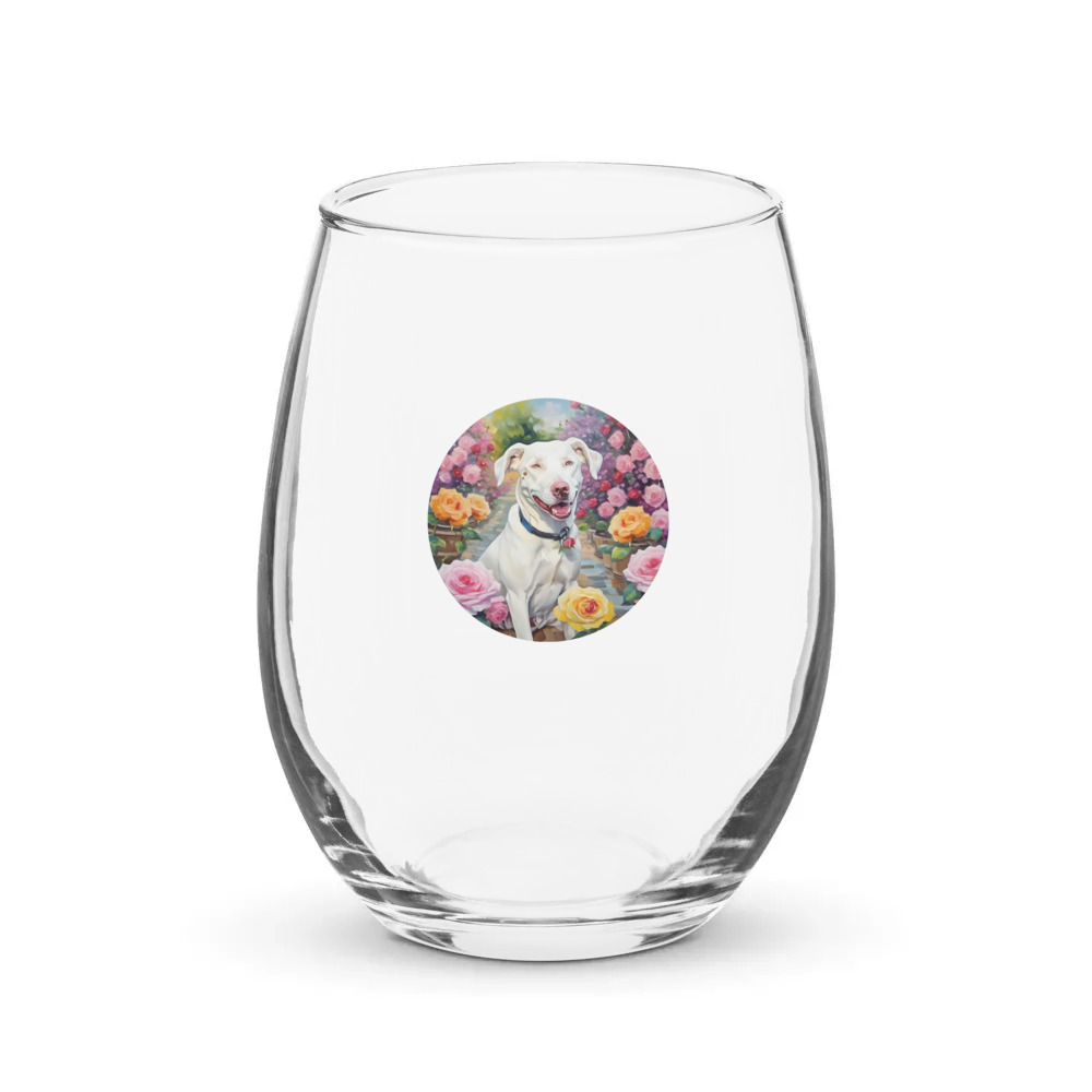 PugMug Custom Penny Stemless Wine Glass