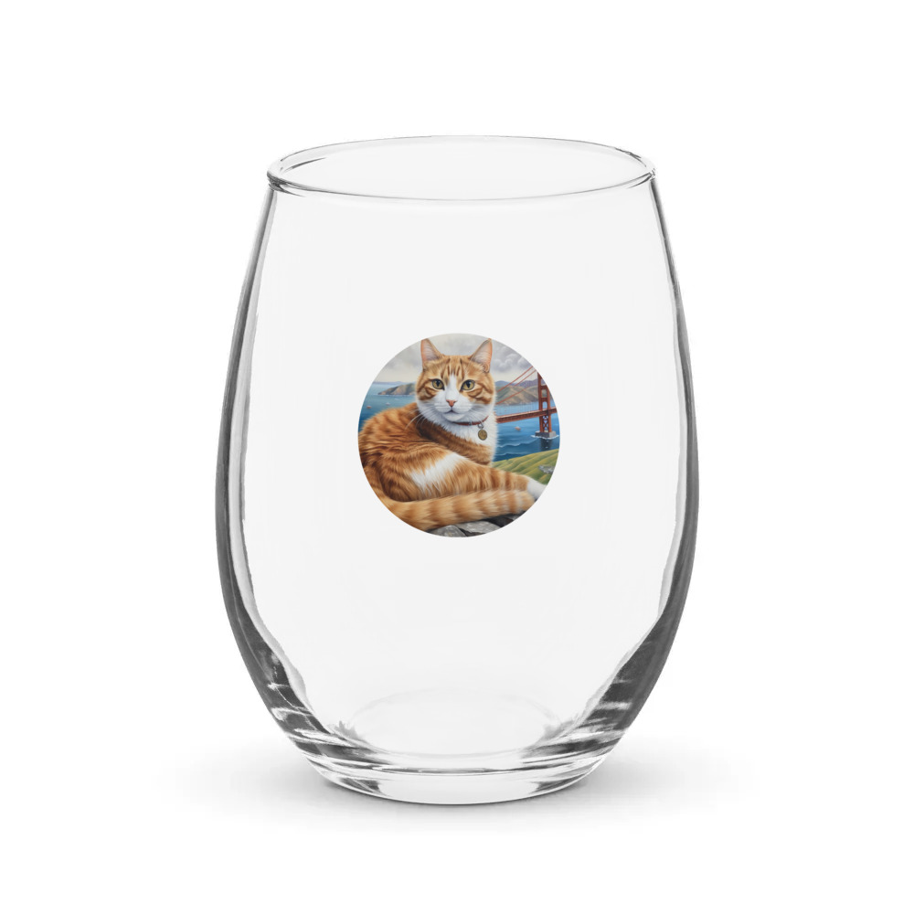 PugMug Custom Jack Jack Stemless Wine Glass