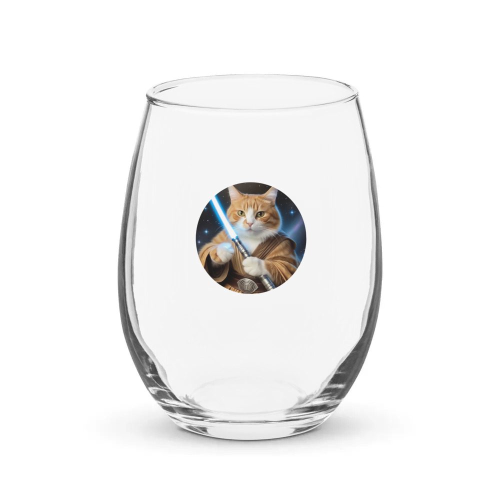 PugMug Custom Jack Jack Stemless Wine Glass