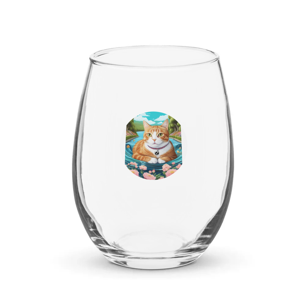 PugMug Custom Jack Jack Stemless Wine Glass