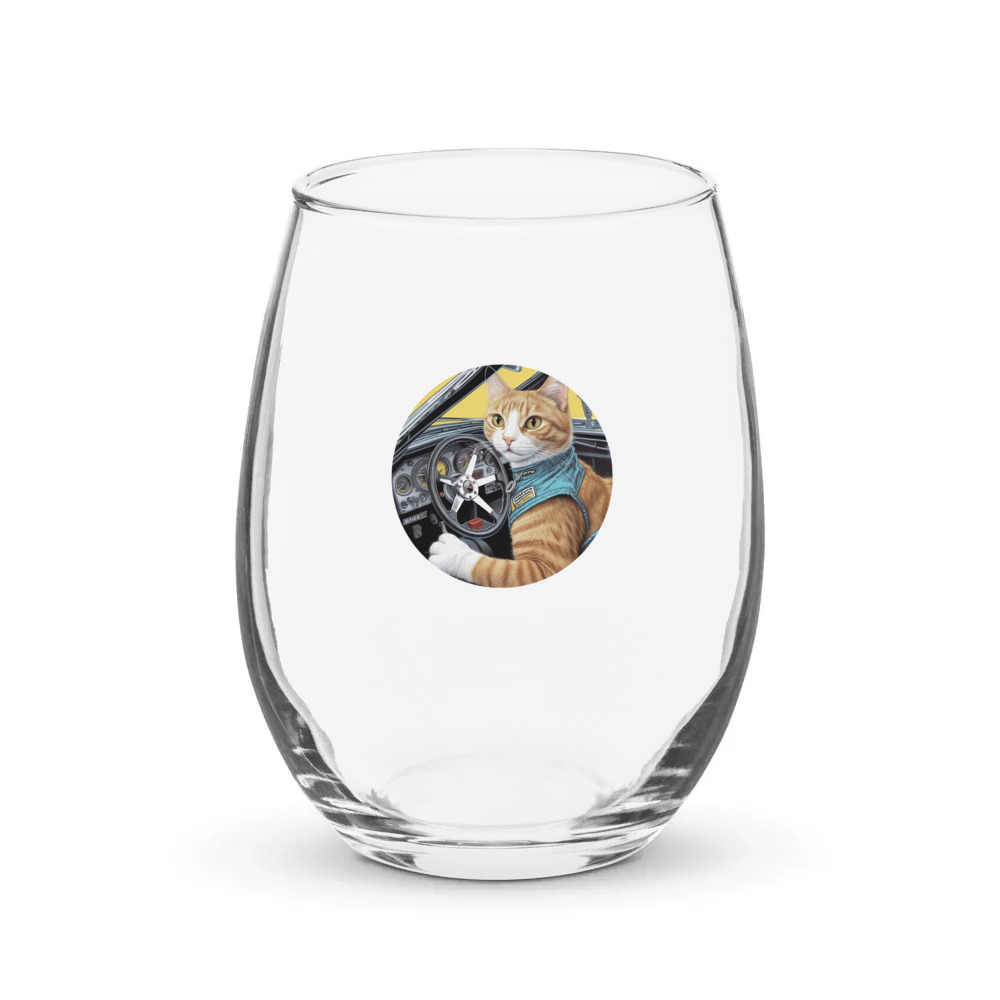 PugMug Custom Jack Jack Stemless Wine Glass