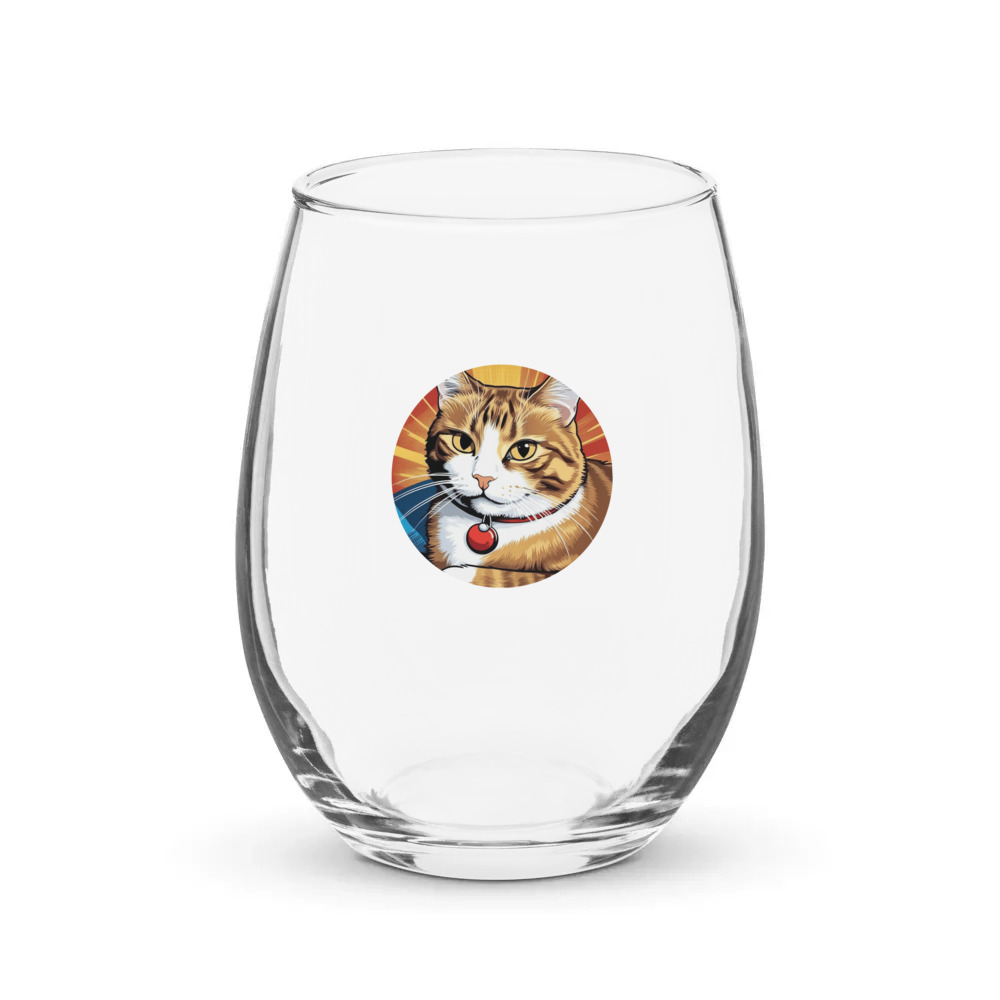 PugMug Custom Jack Jack Stemless Wine Glass