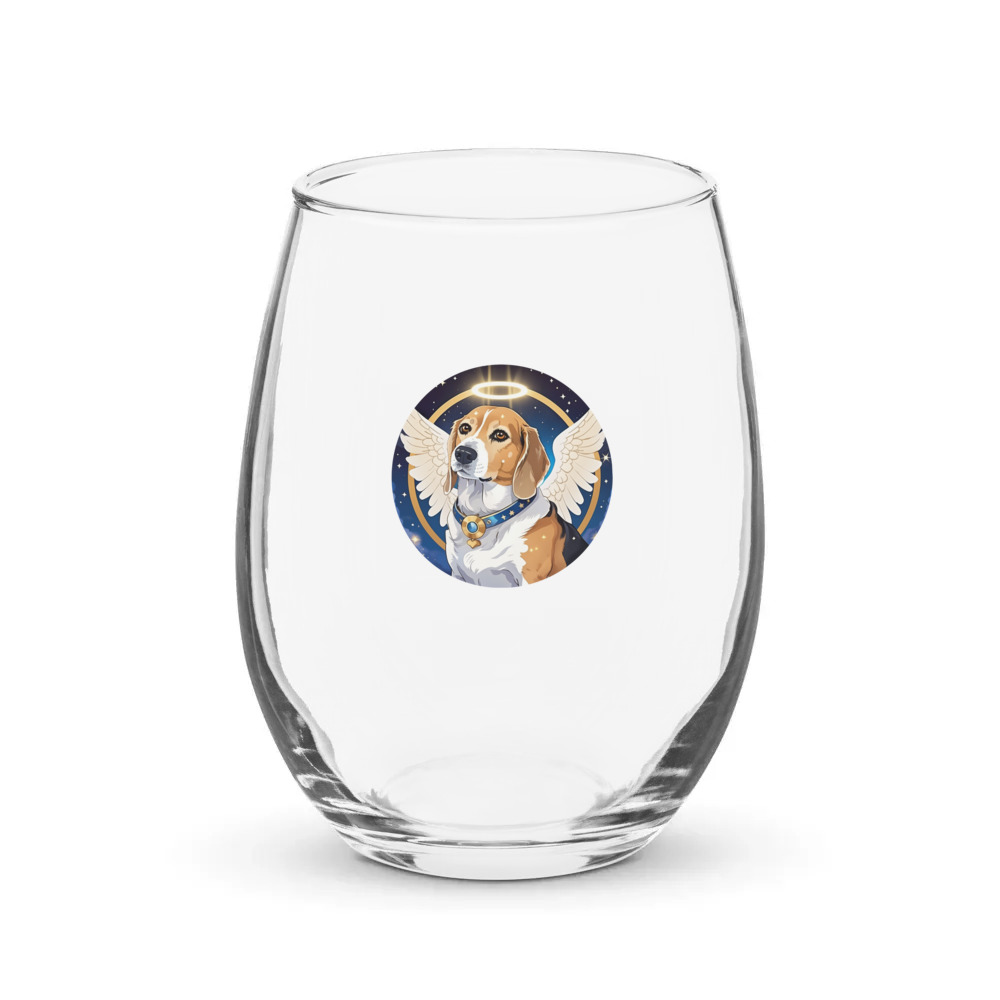 PugMug Custom Munchkin Stemless Wine Glass