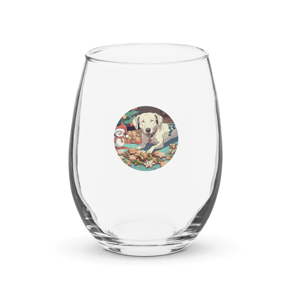 PugMug Custom Penny Stemless Wine Glass