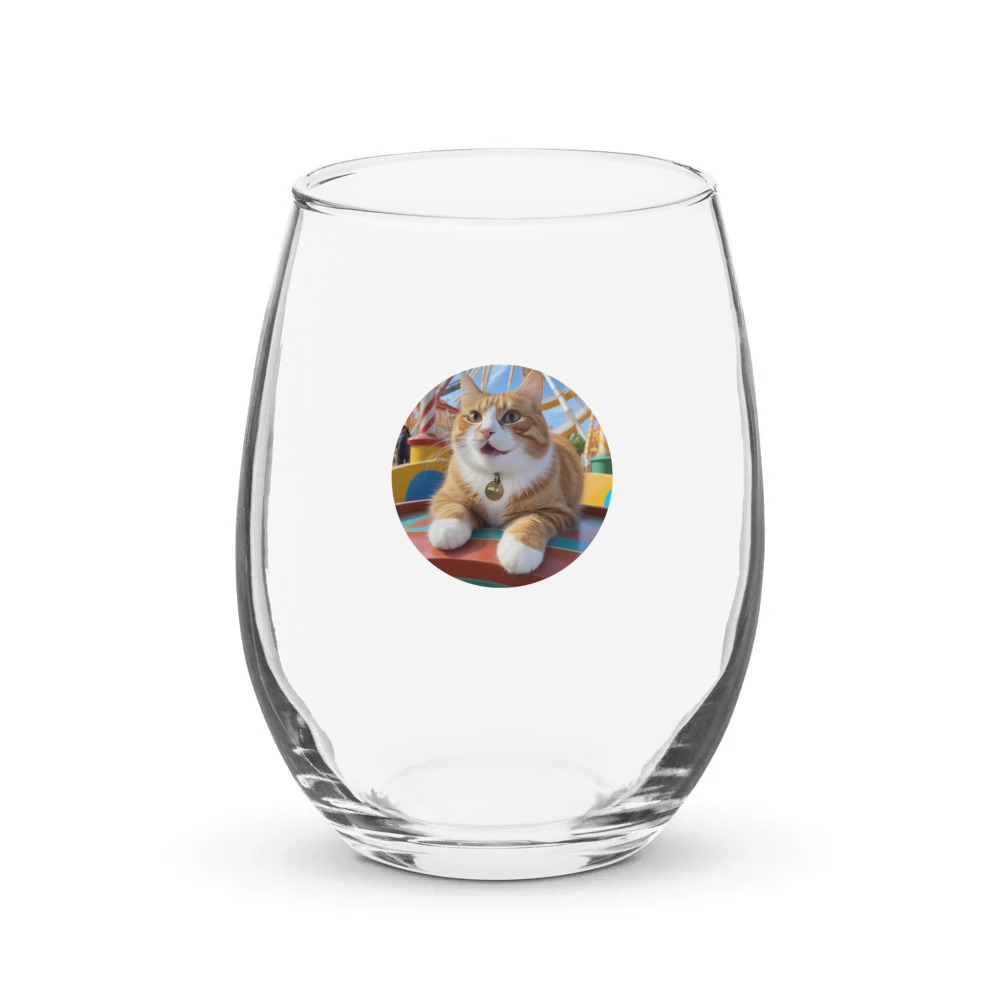 PugMug Custom Jack Jack Stemless Wine Glass
