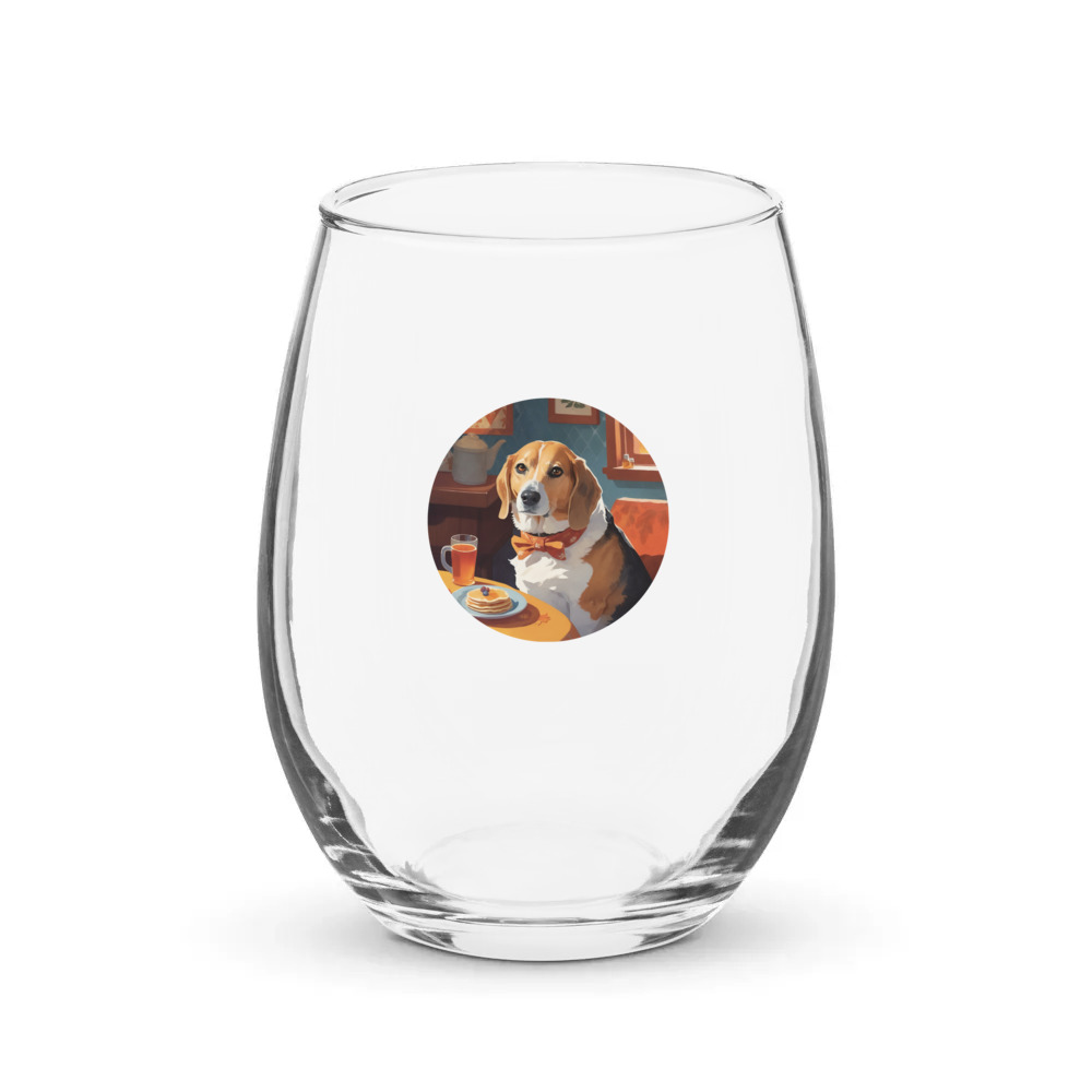 PugMug Custom Munchkin Stemless Wine Glass