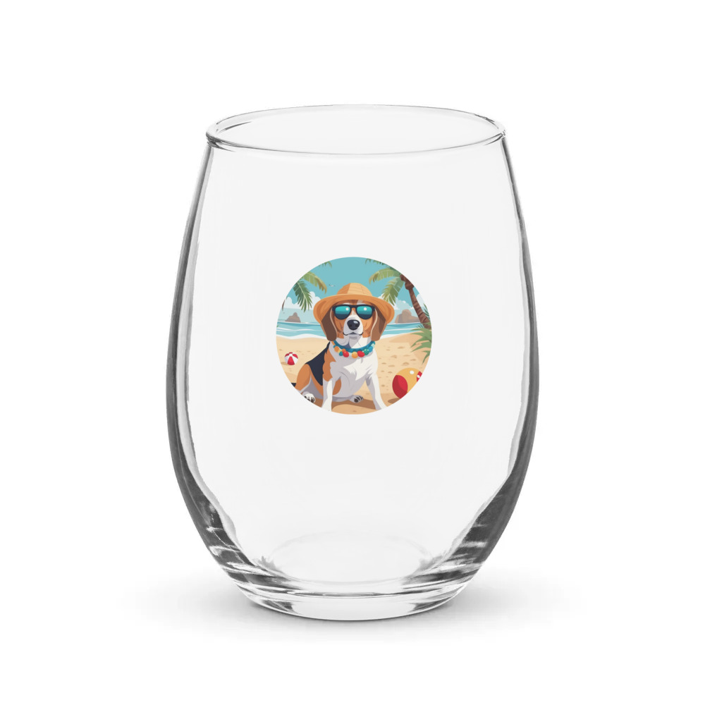 PugMug Custom Munchkin Stemless Wine Glass