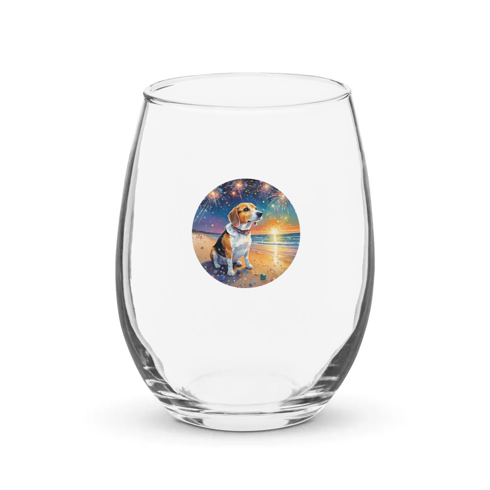 PugMug Custom Munchkin Stemless Wine Glass