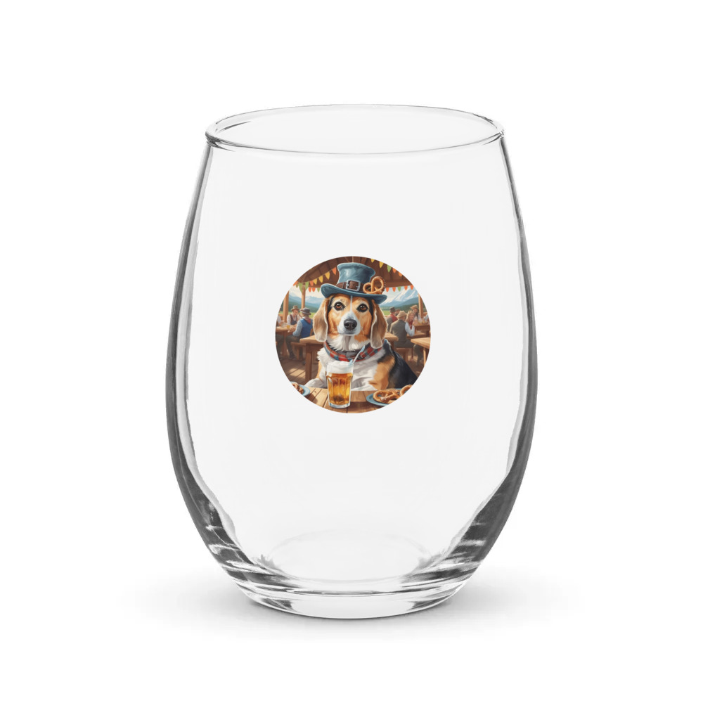 PugMug Custom Munchkin Stemless Wine Glass
