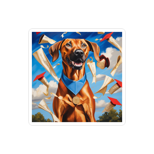 PugMug Custom Rhodesian Ridgeback Sticker
