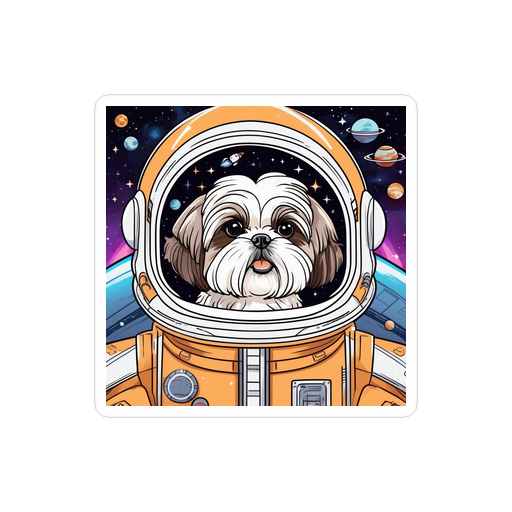PugMug Custom Shih Tzu Sticker