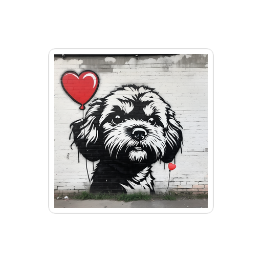 PugMug Custom Lily Sticker