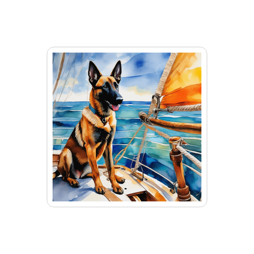 PugMug Custom Belgian Malinois Sticker