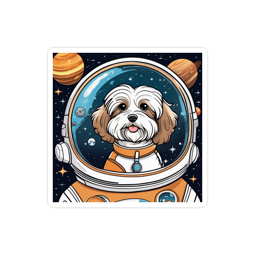 PugMug Custom Tan Havanese Dog Sticker