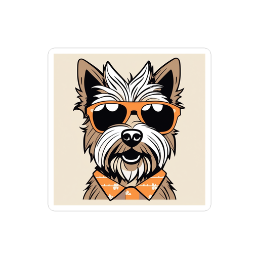 PugMug Custom Cairn Terrier Sticker