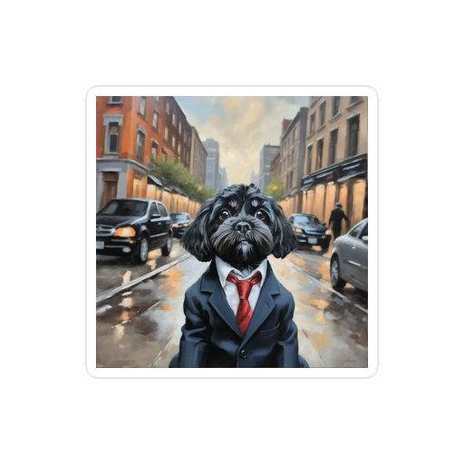 PugMug Custom Lily Sticker