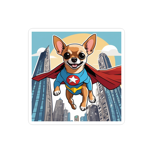 PugMug Custom Chihuahua Sticker