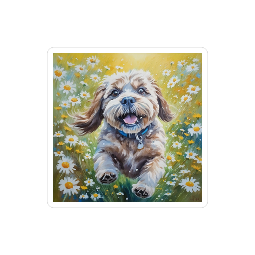 PugMug Custom Lily Sticker