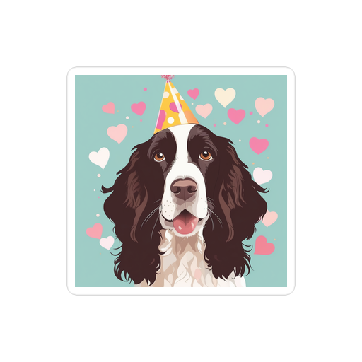 PugMug Custom English Springer Spaniel Sticker